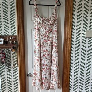 NWT Commense Elegant White and Red Dress